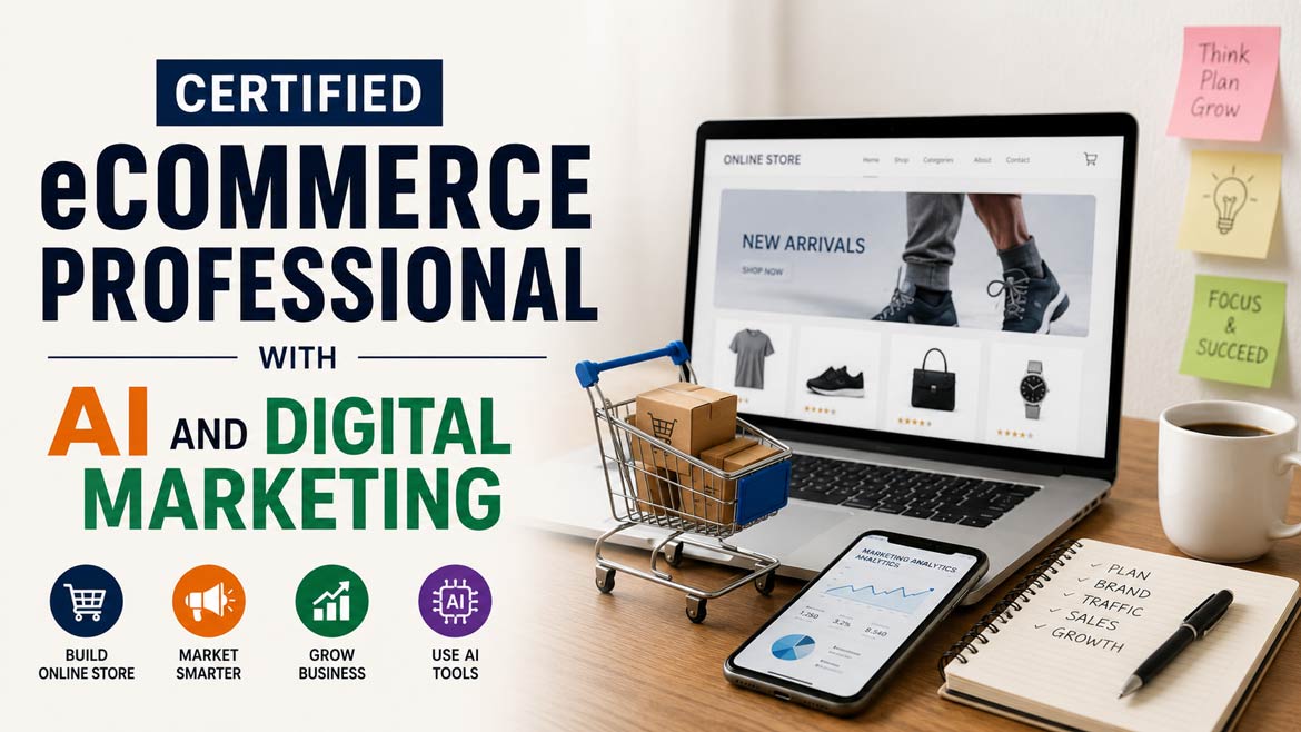 Certified eCommerce Professional with AI & Digital Marketing